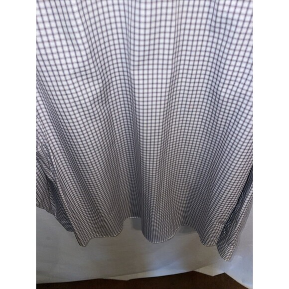 Egara Men’s Dress Shirt Size Large Red Blue Striped Business Formal Wedding City - Picture 12 of 12